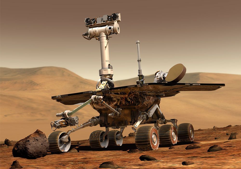 AI Astronomy on Mars